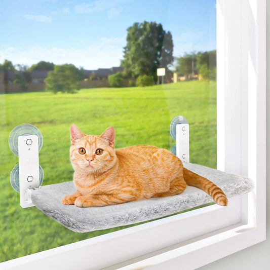 Katten raam hangmat – stevige window hammock met opklapbaar design & wasbare hoes | Cat Hammock Window Seat