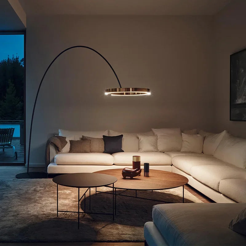 Nordic LED Designer Fishing Vloerlamp – Minimalistische Staande Lamp | Moderne Elegant Design & Sfeervolle Verlichting