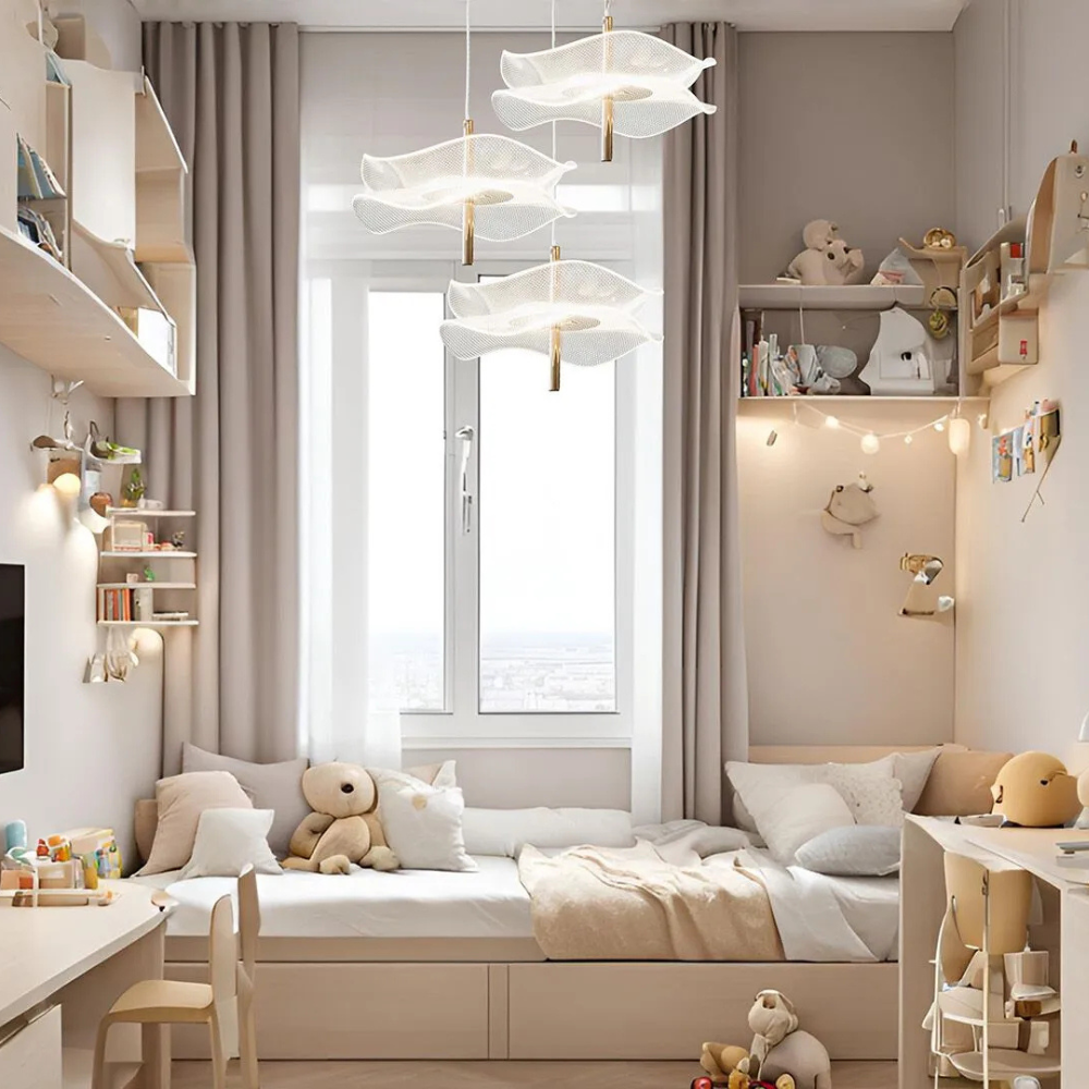 Scandinavische LED Hanglamp – Etherische Elegantie voor Woonkamer & Eetkamer