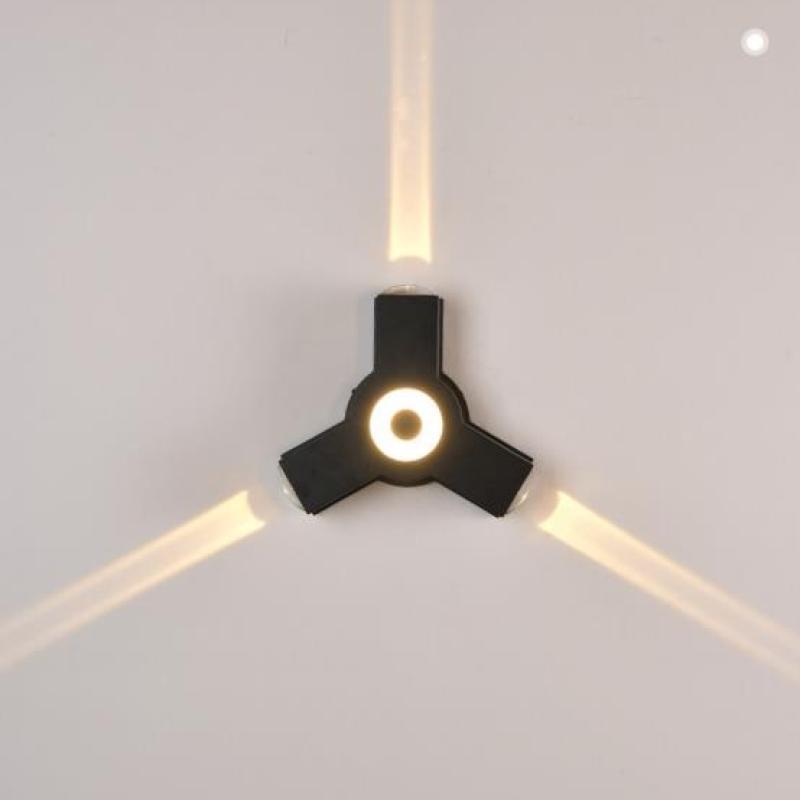Moderne Buiten Wandlamp – LED Wall Sconce 2/3/4 Lichten | Waterdicht IP65 & Strak Design in Zwart