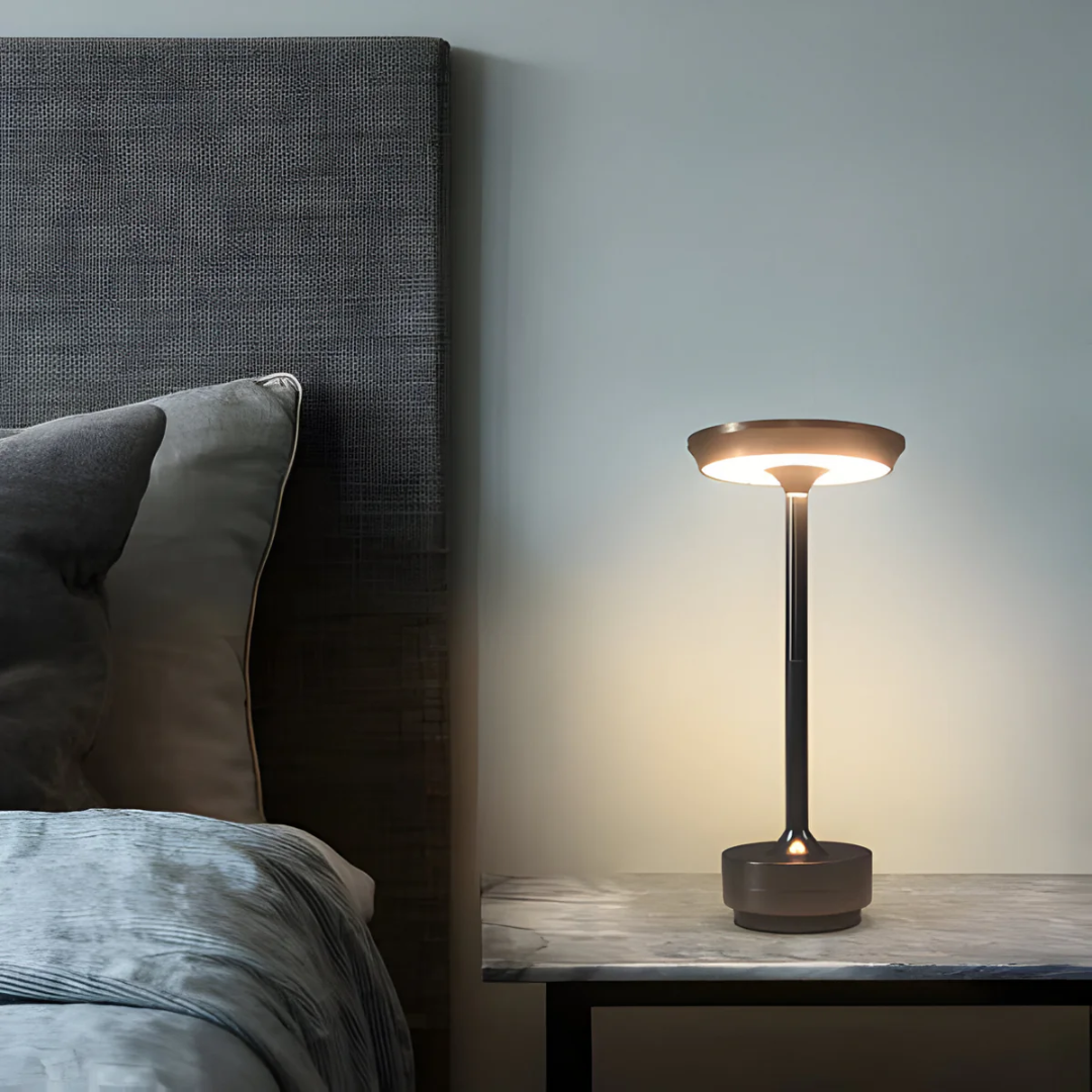 Draadloos Tafellampje – Oplaadbare LED Sfeerlamp met Touchbediening – Sylva
