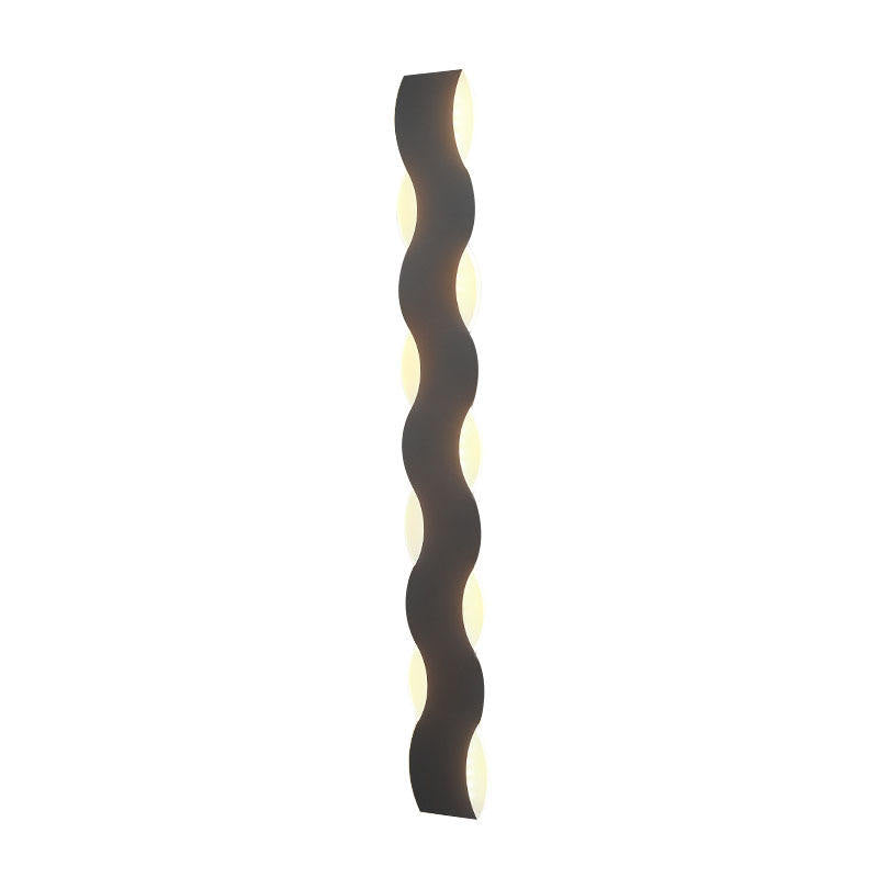 Wave Shaped Buiten Wandlamp – Design LED Gevelverlichting | Waterdicht, Up & Down Light, Meerdere Maten