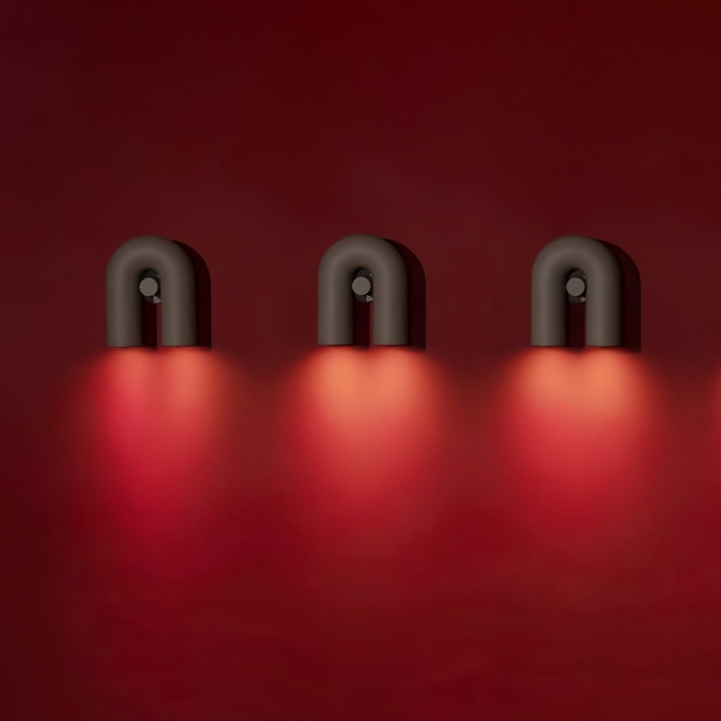 Cirkus LED Lamp – Speels & Modulair Design | U-Vormige Verlichting met Aanpasbare Richting