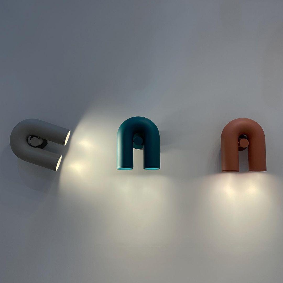 Cirkus LED Lamp – Speels & Modulair Design | U-Vormige Verlichting met Aanpasbare Richting