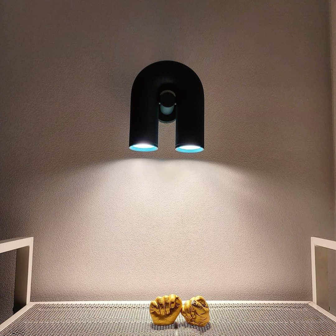 Cirkus LED Lamp – Speels & Modulair Design | U-Vormige Verlichting met Aanpasbare Richting