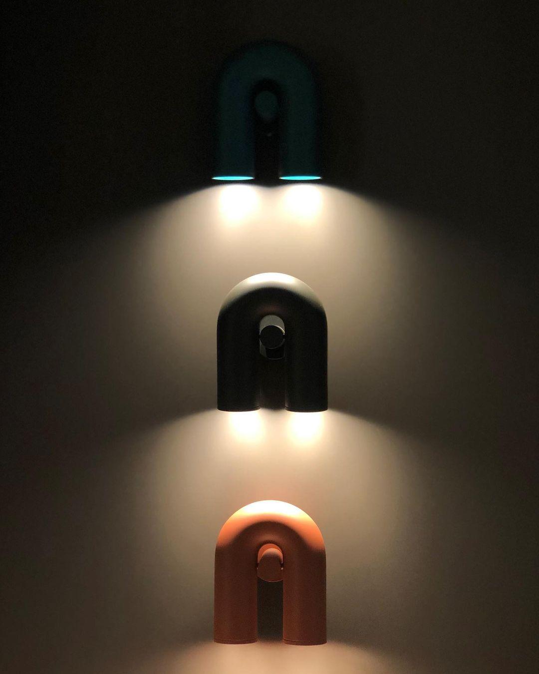 Cirkus LED Lamp – Speels & Modulair Design | U-Vormige Verlichting met Aanpasbare Richting