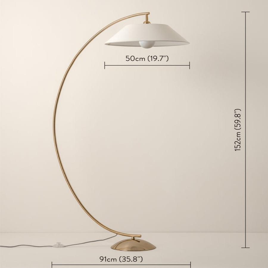Design Vloerlamp – Luxe Staande Lamp met Stalen Basis & Stoffen Kap | Tijdloos, Elegant & Sfeervol