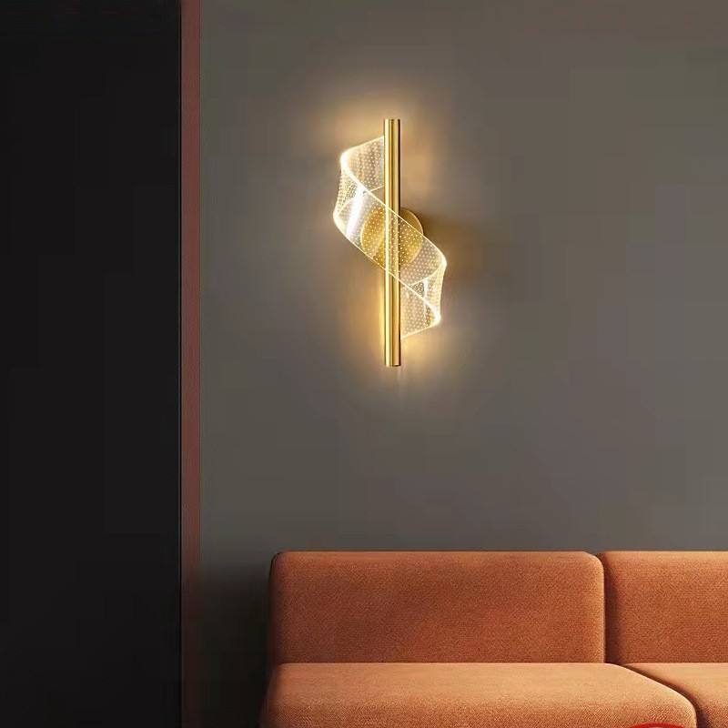 Luxe Wandlamp – Design Kandelaar van Glas | Elegante LED Muurverlichting Dimbaar