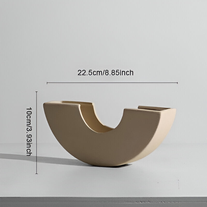 Keramieken Vaas – Nordic Design Vaas in Elegant Rond Model van Hoogwaardig Keramiek