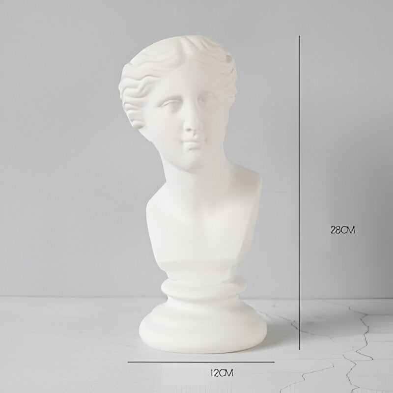 Griekse Bloempot – Klassieke Bloemenvaas van Kunsthars met Mythisch Design