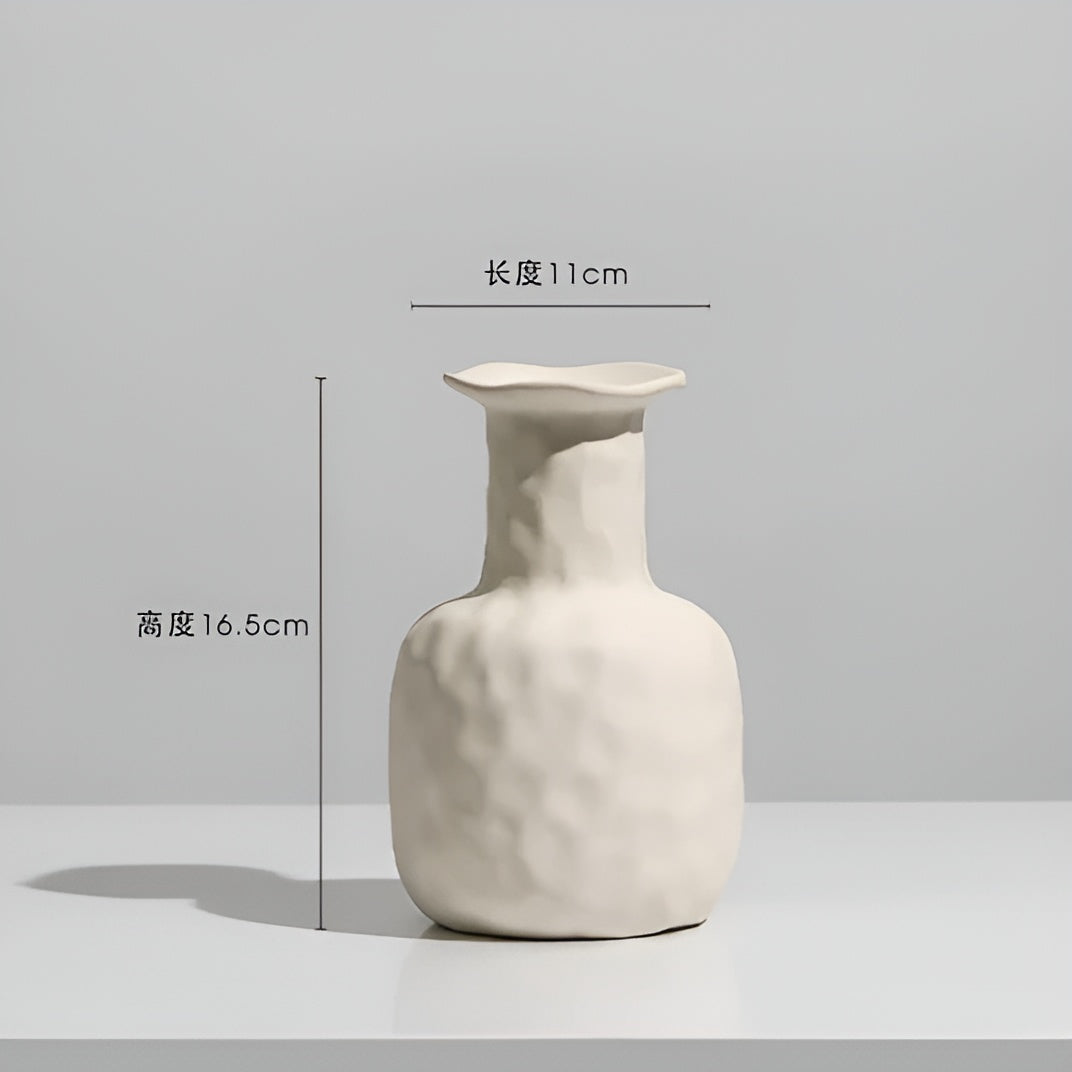 Keramieken Vaas – Nordic Design Vaas in Elegant Rond Model van Hoogwaardig Keramiek