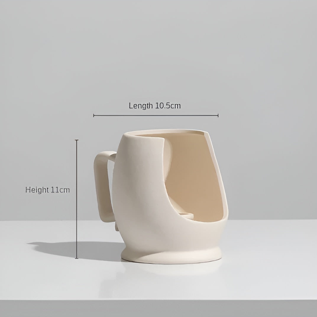 Keramieken Vaas – Nordic Design Vaas in Elegant Rond Model van Hoogwaardig Keramiek
