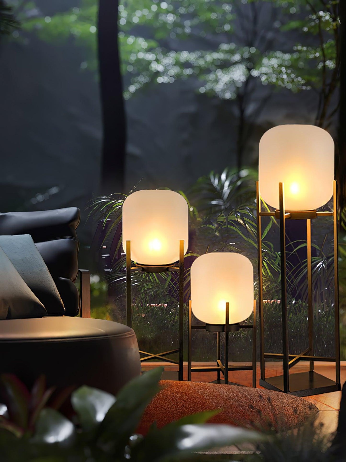 Stijlvolle Solar Buitenlamp RVS – Luxe LED Staande Tuinlamp Waterdicht & Energiezuinig met Automatische Oplaadfunctie