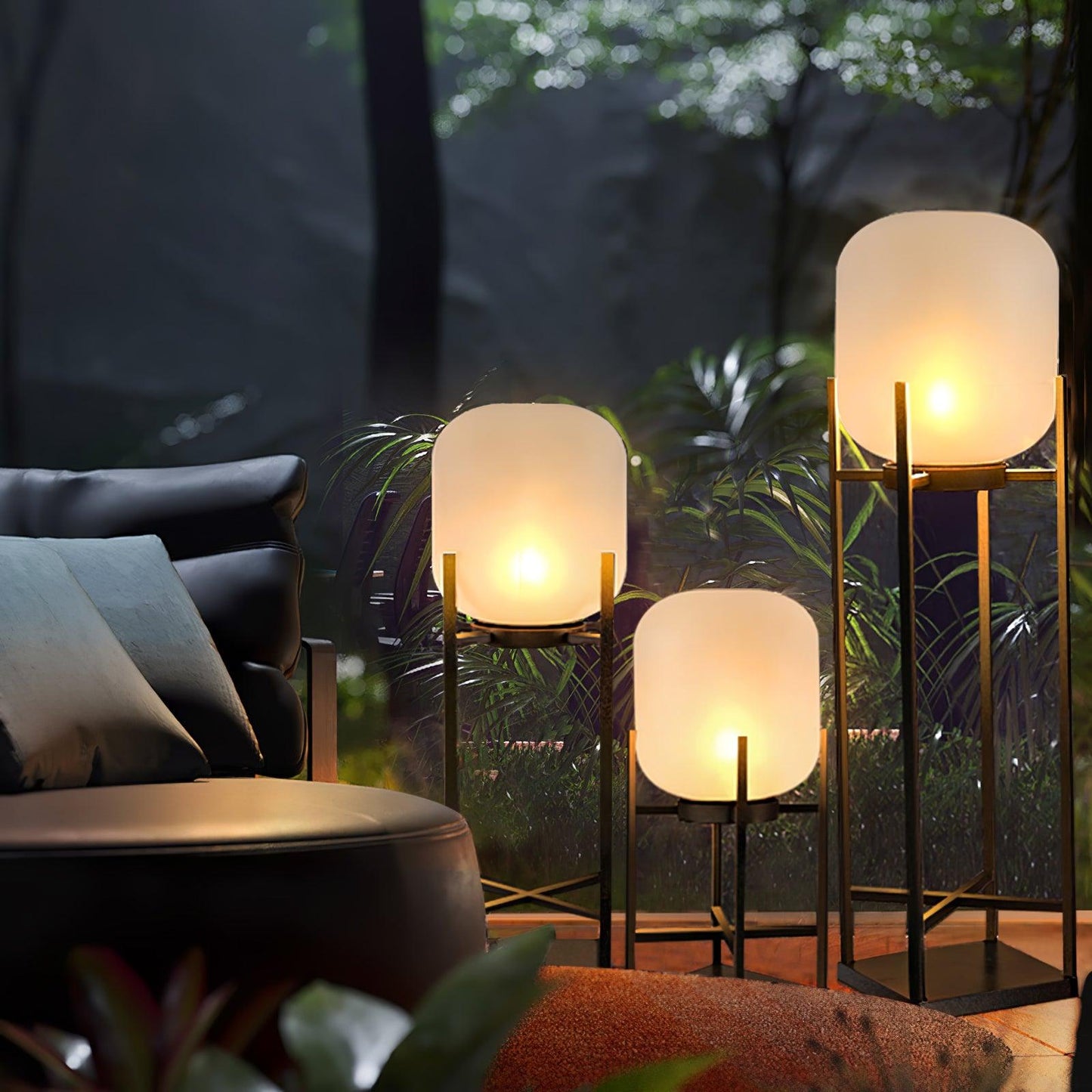 Stijlvolle Solar Buitenlamp RVS – Luxe LED Staande Tuinlamp Waterdicht & Energiezuinig met Automatische Oplaadfunctie