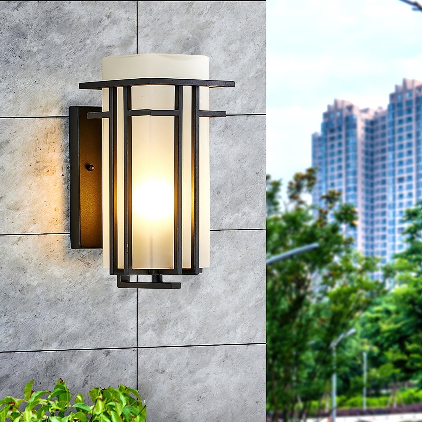 Linden Wandlamp Buiten – Retro Design Buitenlamp | Weerbestendige LED Wandlamp voor Huis, Tuin & Terras