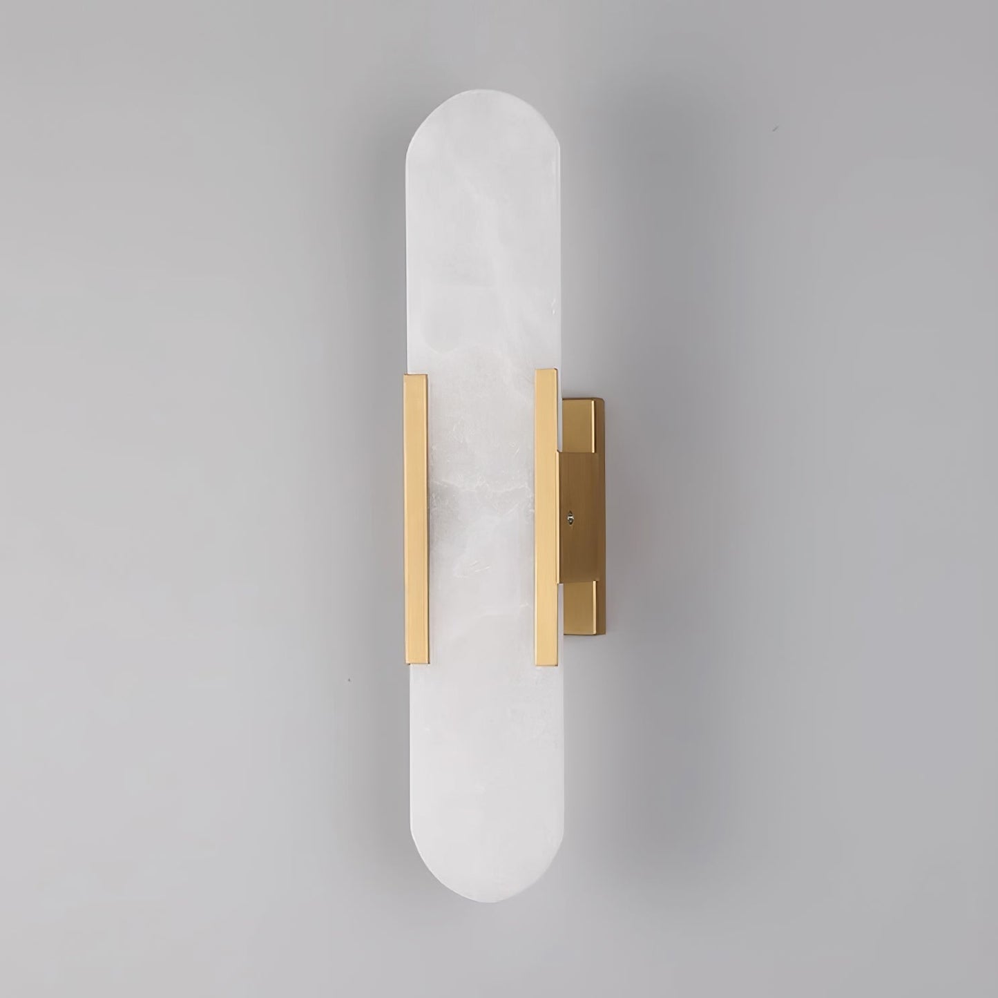 Melange Alabaster Wandlamp – Luxe Design met Messing Accenten | Handgemaakt & Tijdloos Modern