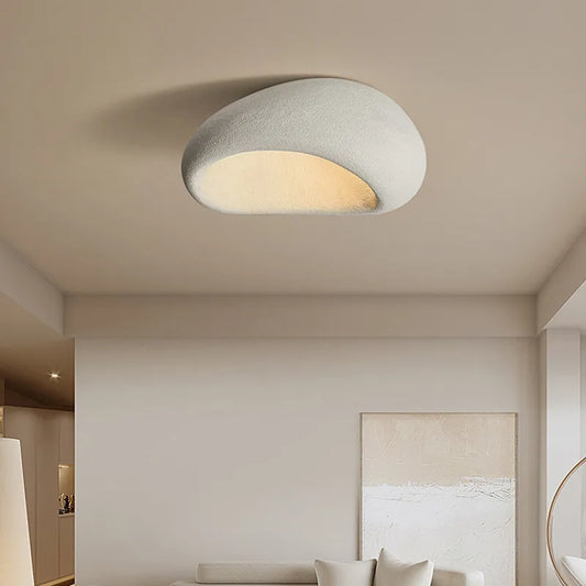 ZenGlow Wabi Sabi Plafondlamp – Rustieke Hanglamp met Warme LED Verlichting | Natuurlijke Sfeer & Tijdloos Design