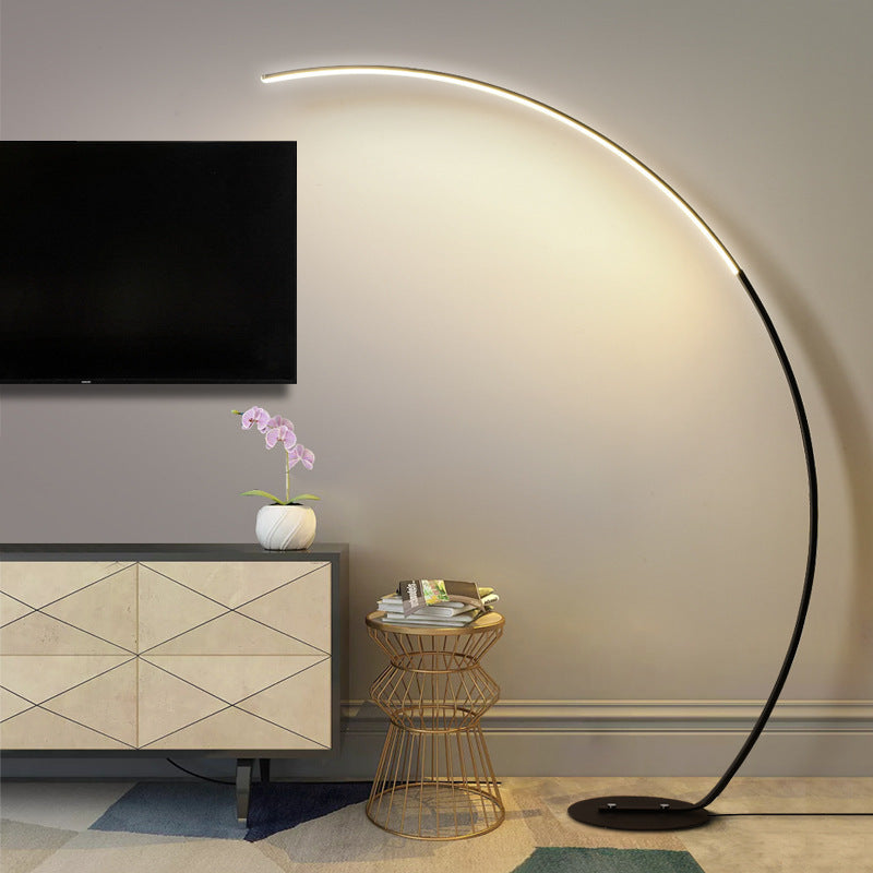 Ardorus LED Vloerlamp – Minimalistisch Design in Mat Zwart | Energiezuinig, Warm Licht & Moderne Elegant