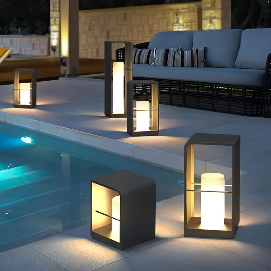 Solar Terraslamp LED – Waterdichte RVS Solar Buitenlamp | Stijlvol & Energiezuinig voor Terras, Tuin & Patio