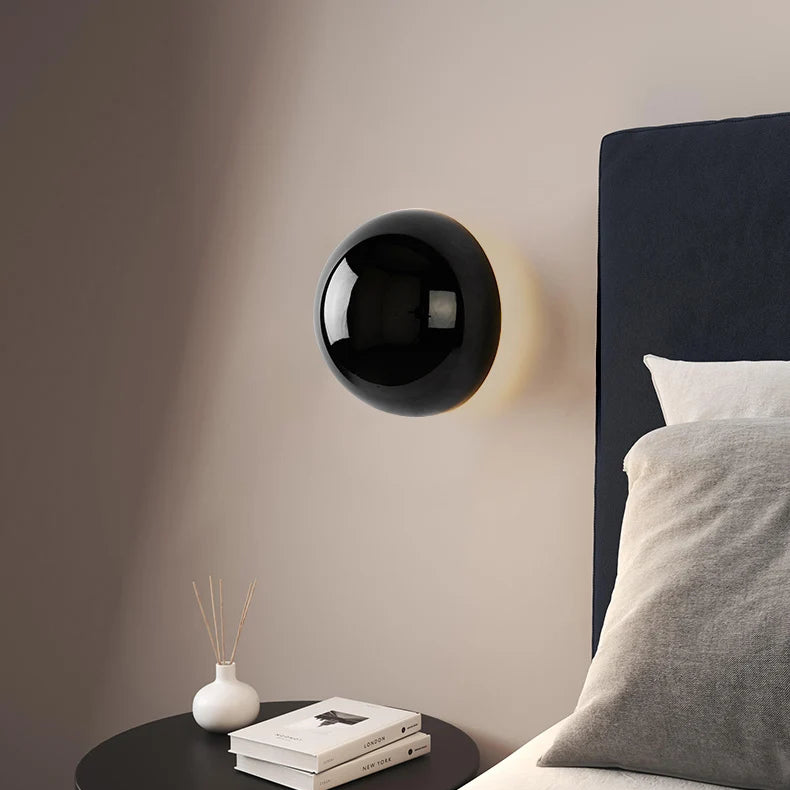 Bauhaus Medieval Style Wandlamp – Luxe Ronde LED Muurverlichting | Minimalistisch Design met Middeleeuwse Charme
