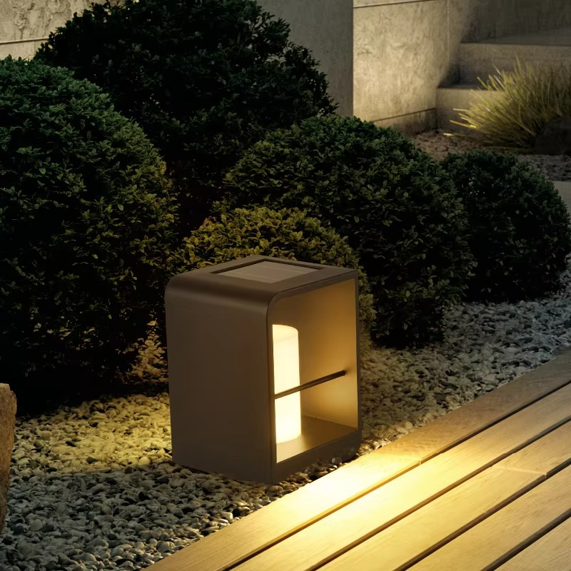 Solar Terraslamp LED – Waterdichte RVS Solar Buitenlamp | Stijlvol & Energiezuinig voor Terras, Tuin & Patio