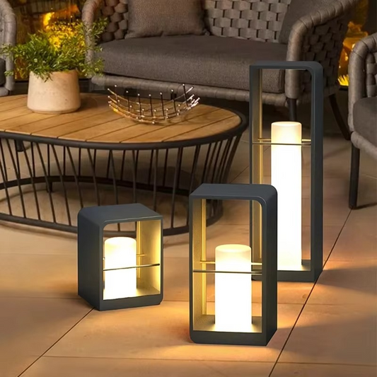 Solar Terraslamp LED – Waterdichte RVS Solar Buitenlamp | Stijlvol & Energiezuinig voor Terras, Tuin & Patio