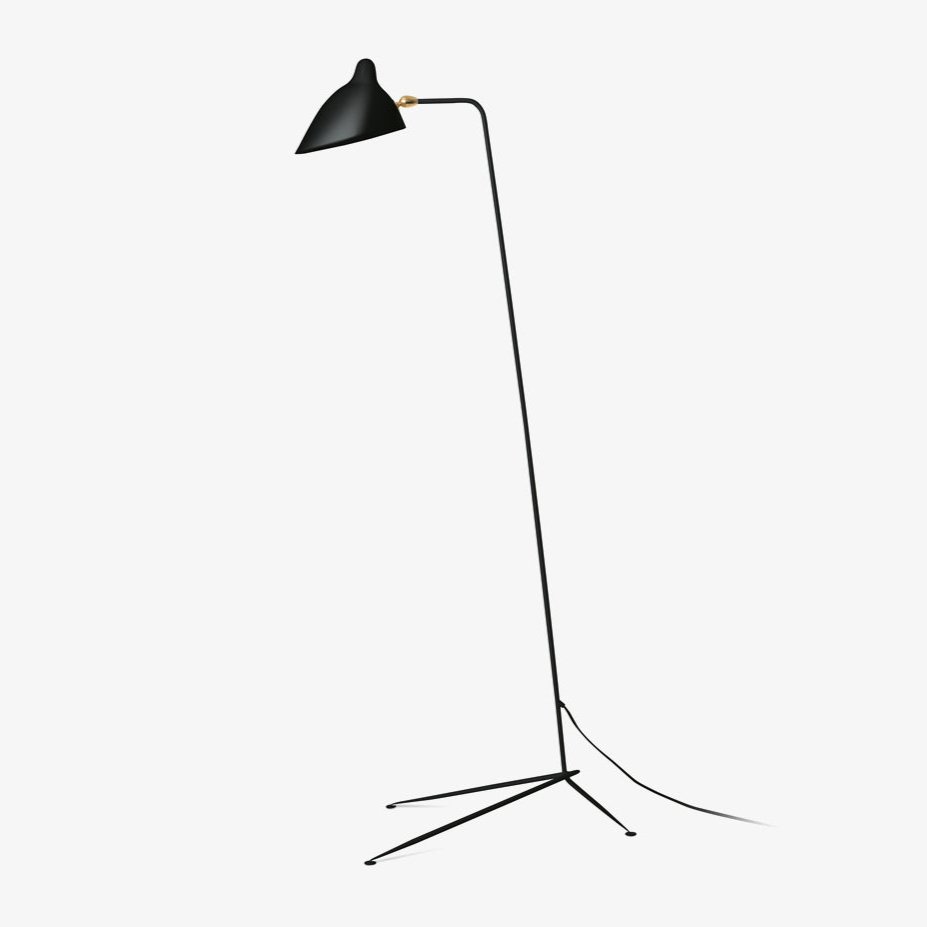 Mouille Three-Arm Vloerlamp – Iconische Design Staande Lamp met Draaiende Armen | Sculpturaal & Functioneel