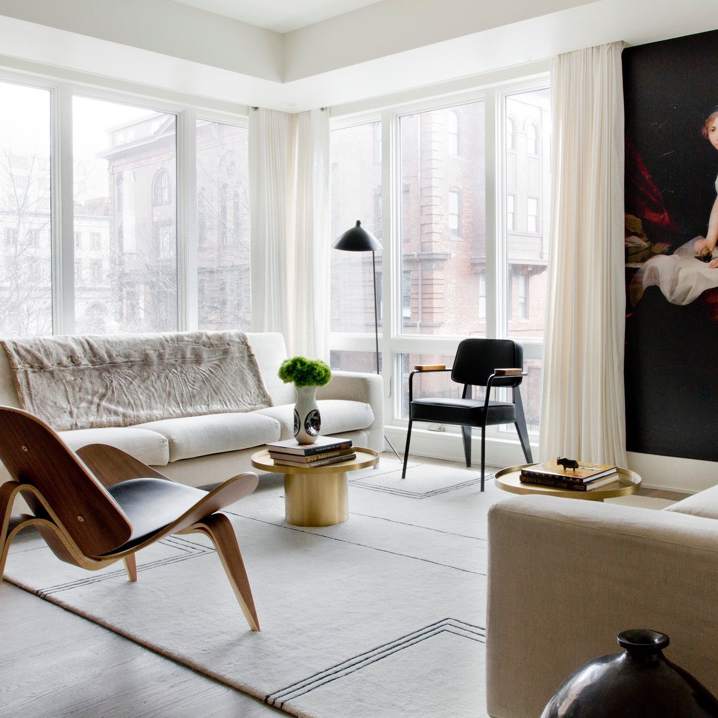 Mouille Three-Arm Vloerlamp – Iconische Design Staande Lamp met Draaiende Armen | Sculpturaal & Functioneel