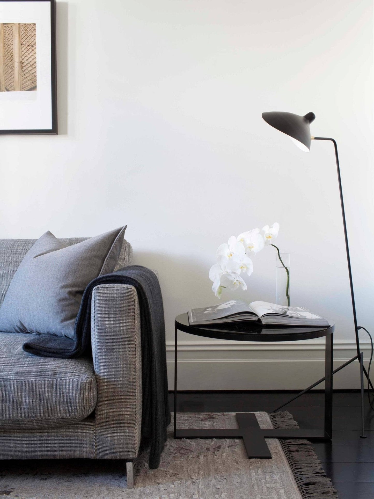 Mouille Three-Arm Vloerlamp – Iconische Design Staande Lamp met Draaiende Armen | Sculpturaal & Functioneel