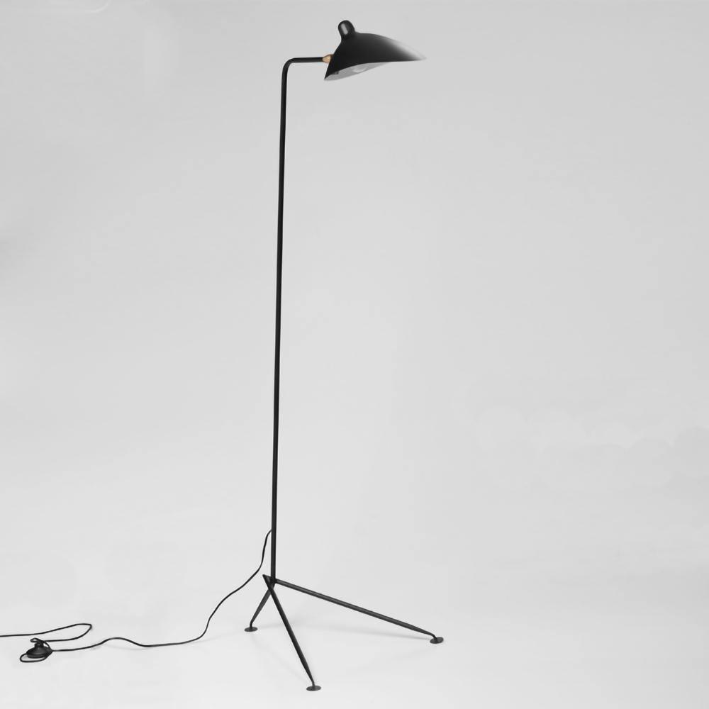 Mouille Three-Arm Vloerlamp – Iconische Design Staande Lamp met Draaiende Armen | Sculpturaal & Functioneel