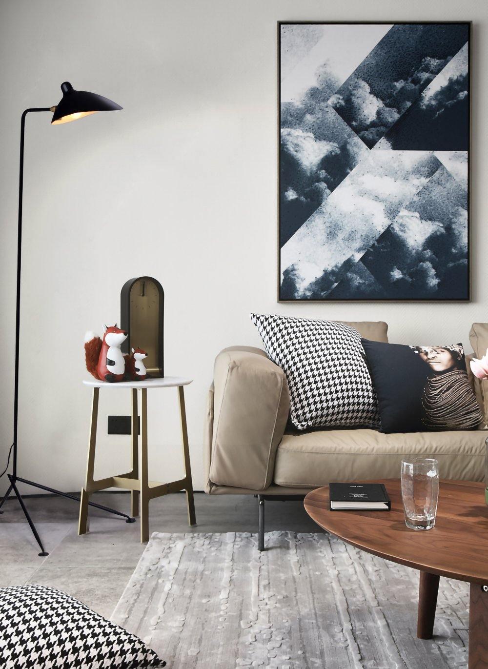 Mouille Three-Arm Vloerlamp – Iconische Design Staande Lamp met Draaiende Armen | Sculpturaal & Functioneel
