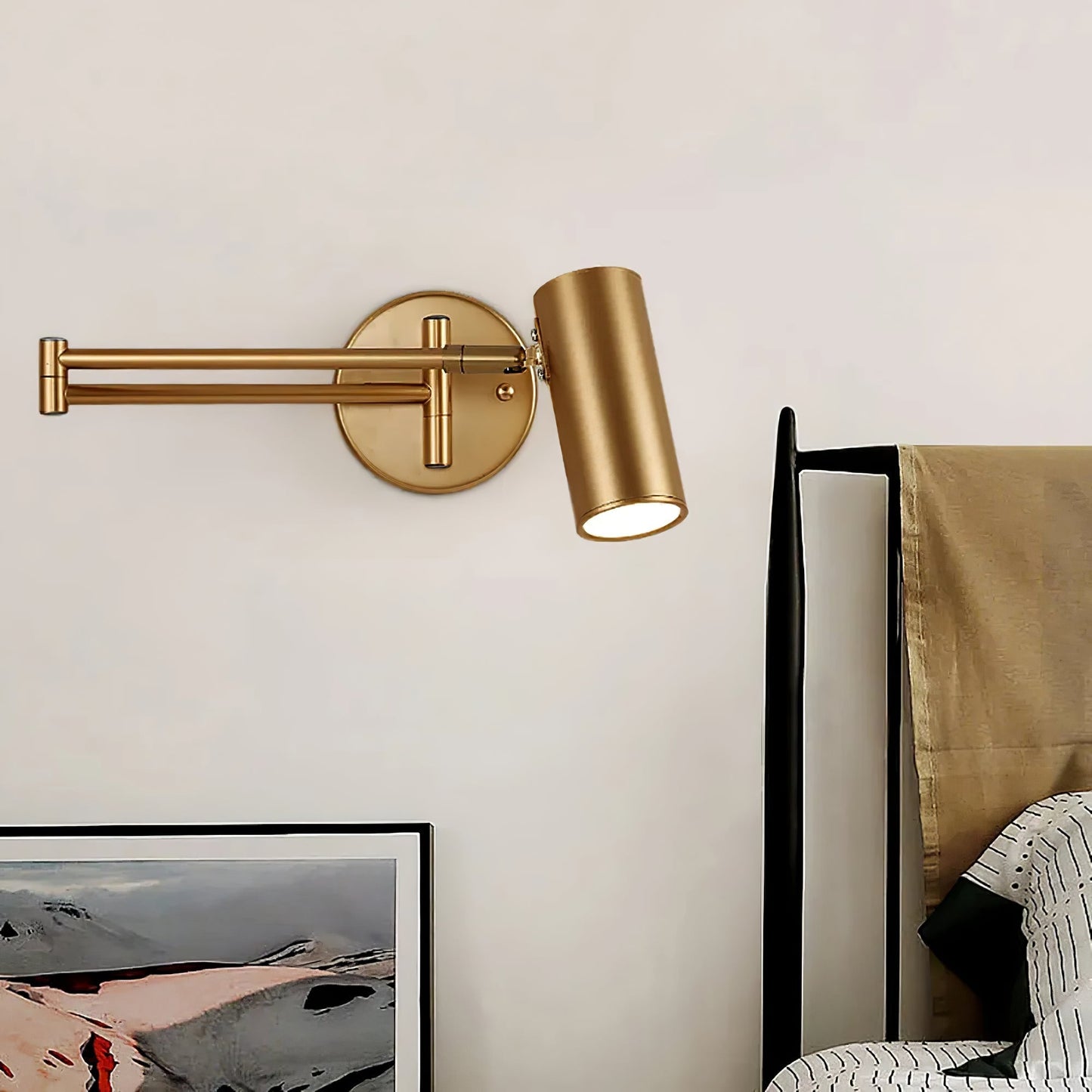Moderne Verstelbare Wandlamp – Minimalistisch Design met Geïntegreerde LED | Richtbaar & Stijlvol