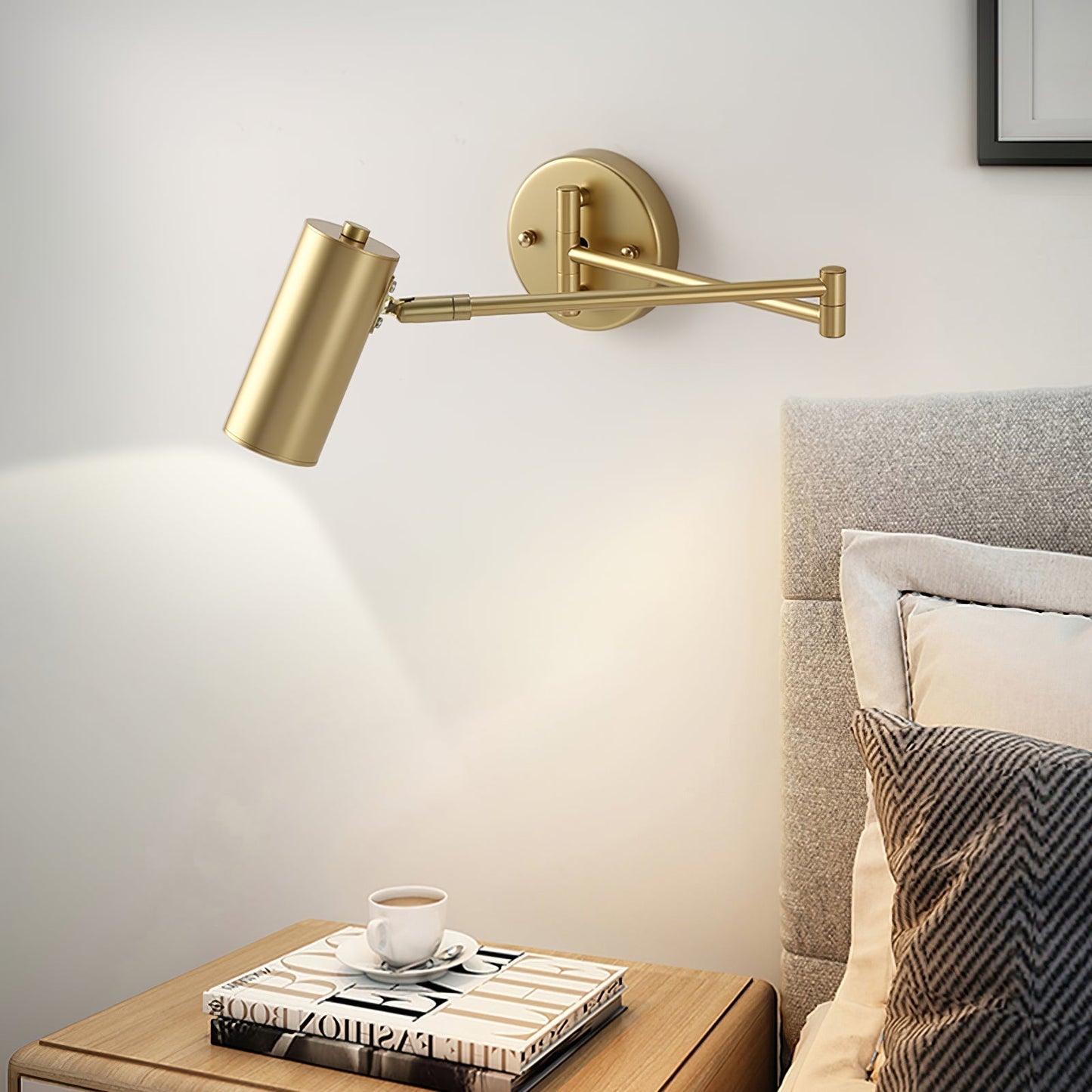 Moderne Verstelbare Wandlamp – Minimalistisch Design met Geïntegreerde LED | Richtbaar & Stijlvol