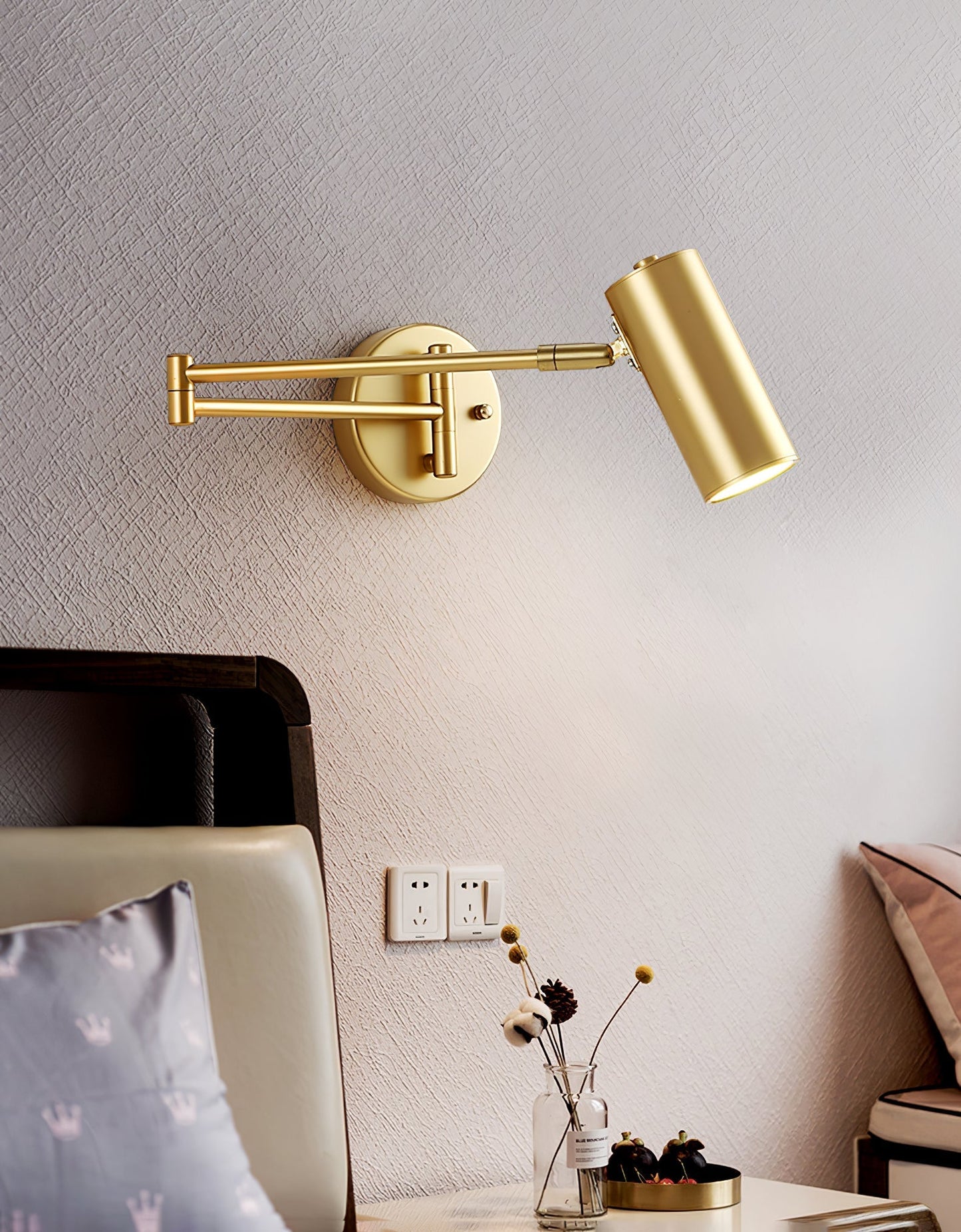 Moderne Verstelbare Wandlamp – Minimalistisch Design met Geïntegreerde LED | Richtbaar & Stijlvol