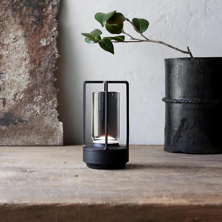 Luxe draadloze kristallen lantaarn – stijlvolle touch lamp met dimfunctie voor binnen & buiten | La Lueur D’aurore