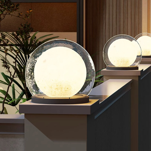 Maanvormige Buitenlamp – LED Tuinlamp voor Pad & Oprit | Waterdicht IP65 & Sfeervol Warm Licht