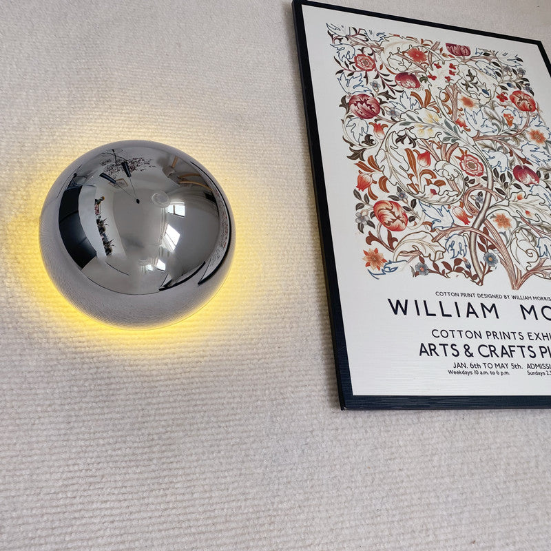 Bauhaus Medieval Style Wandlamp – Luxe Ronde LED Muurverlichting | Minimalistisch Design met Middeleeuwse Charme