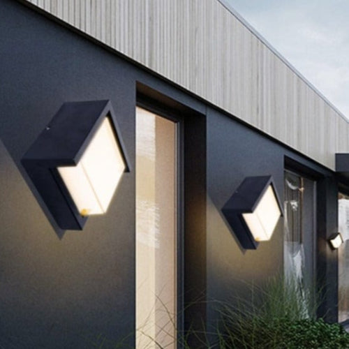 Boxer Outdoor Wall Light – Moderne IP65 Aluminium Buitenlamp | Minimalistische LED Wandlamp voor Tuin, Terras & Gevel
