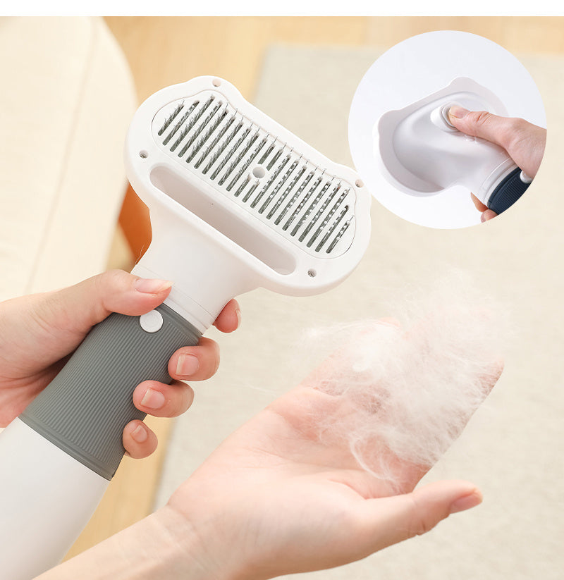 3-in-1 hondenföhn met borstel – föhn, kam & grooming in één | Professionele hondendroger