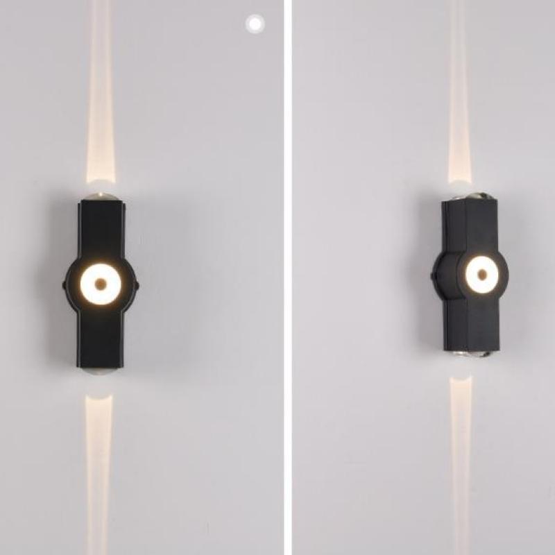 Moderne Buiten Wandlamp – LED Wall Sconce 2/3/4 Lichten | Waterdicht IP65 & Strak Design in Zwart