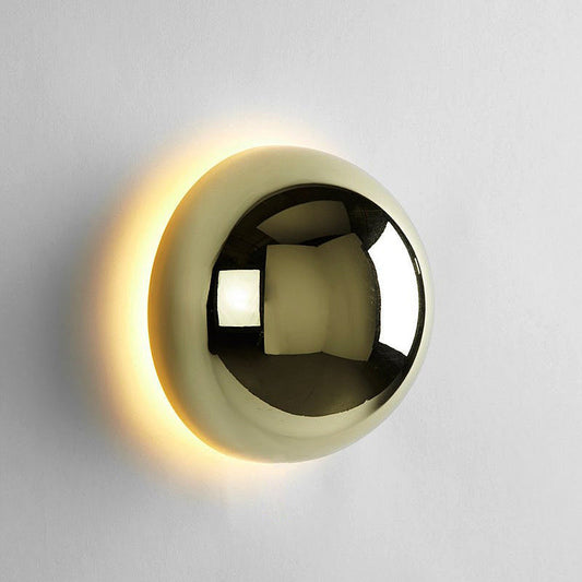 Bauhaus Medieval Style Wandlamp – Luxe Ronde LED Muurverlichting | Minimalistisch Design met Middeleeuwse Charme