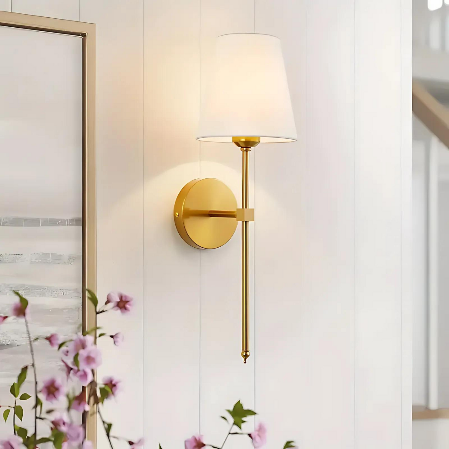 Le Flambeau Princier wandlamp – draadloos oplaadbaar design met afstandsbediening en eenvoudige installatie