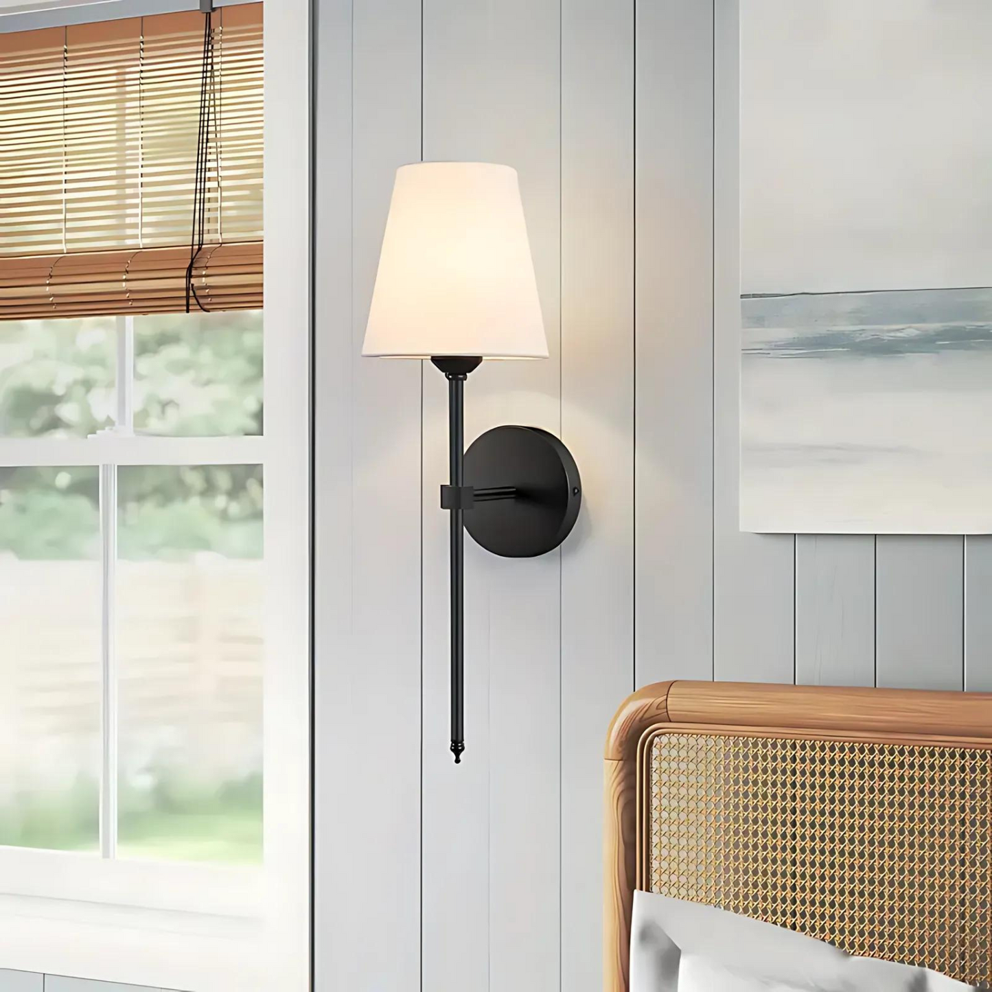 Le Flambeau Princier wandlamp – draadloos oplaadbaar design met afstandsbediening en verstelbare lichtkleur