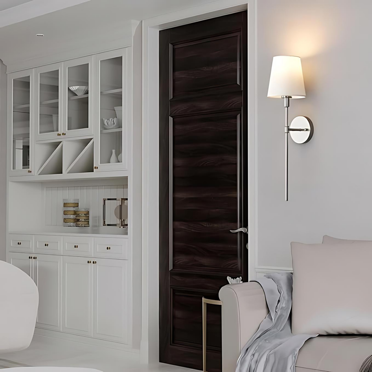 Le Flambeau Princier wandlamp – draadloos oplaadbaar design met afstandsbediening en eenvoudige installatie