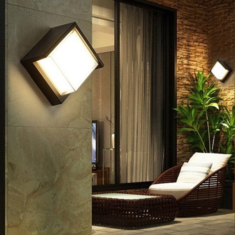 Boxer Outdoor Wall Light – Moderne IP65 Aluminium Buitenlamp | Minimalistische LED Wandlamp voor Tuin, Terras & Gevel