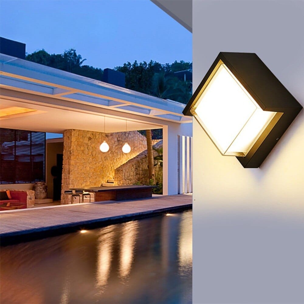 Boxer Outdoor Wall Light – Moderne IP65 Aluminium Buitenlamp | Minimalistische LED Wandlamp voor Tuin, Terras & Gevel