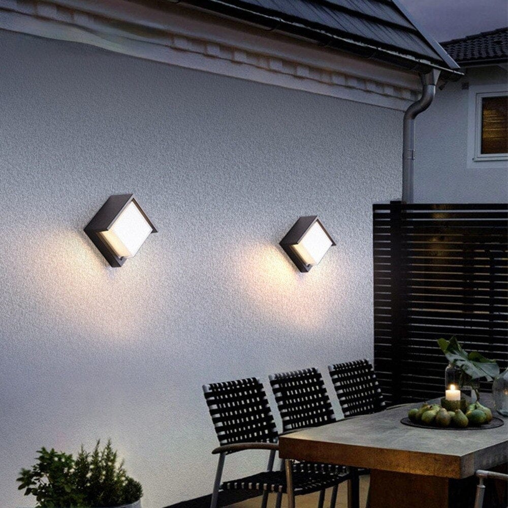 Boxer Outdoor Wall Light – Moderne IP65 Aluminium Buitenlamp | Minimalistische LED Wandlamp voor Tuin, Terras & Gevel