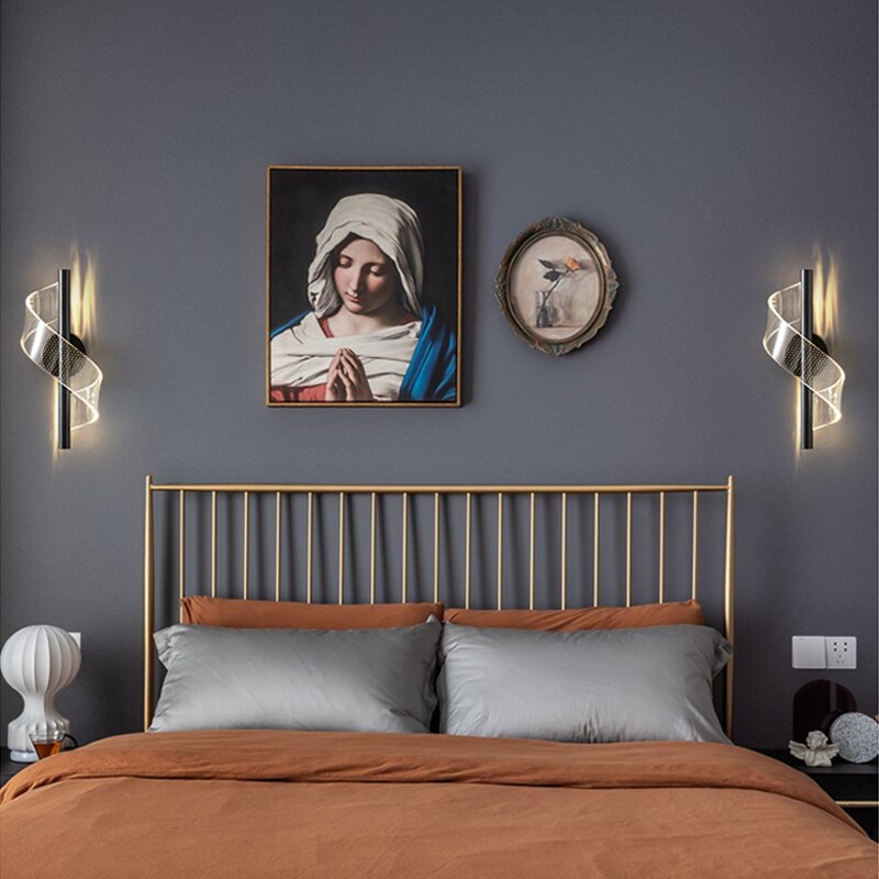 Luxe Wandlamp – Design Kandelaar van Glas | Elegante LED Muurverlichting Dimbaar