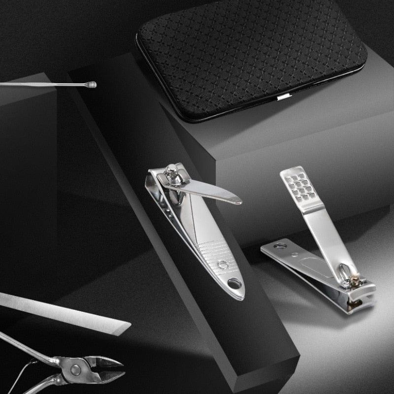 19-in-1 Manicure en Pedicure Set – Professionele RVS Nagelverzorging met Luxe PU Etui | Complete Nagelknipper Set