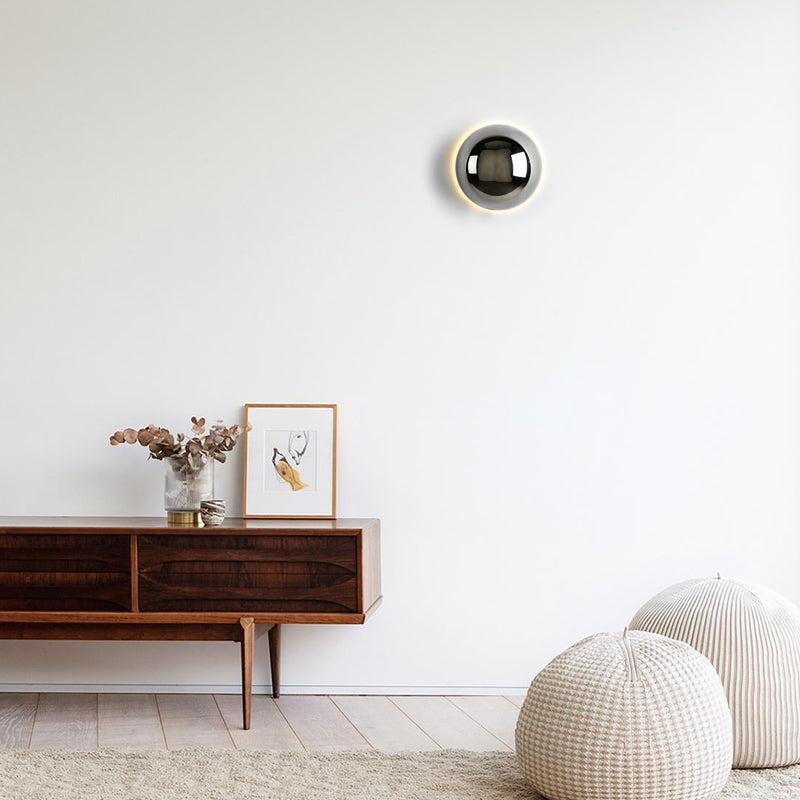 Bauhaus Medieval Style Wandlamp – Luxe Ronde LED Muurverlichting | Minimalistisch Design met Middeleeuwse Charme